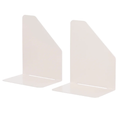 Set de 2 Soportes para libros Blancos Metal